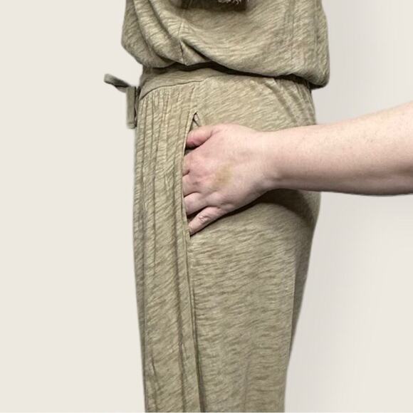 NWOT | ATM | Slub Jersey Short Sleeve Jumpsuit | Coral Stone | Medium - Picture 6 of 14